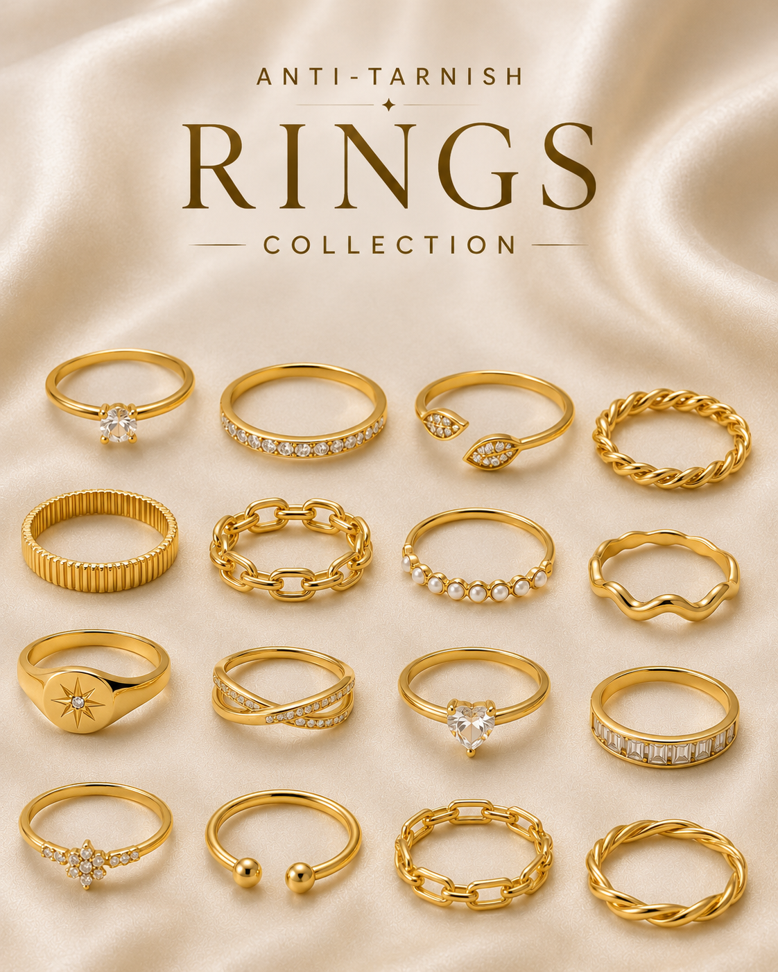 Anti Tarnish Rings