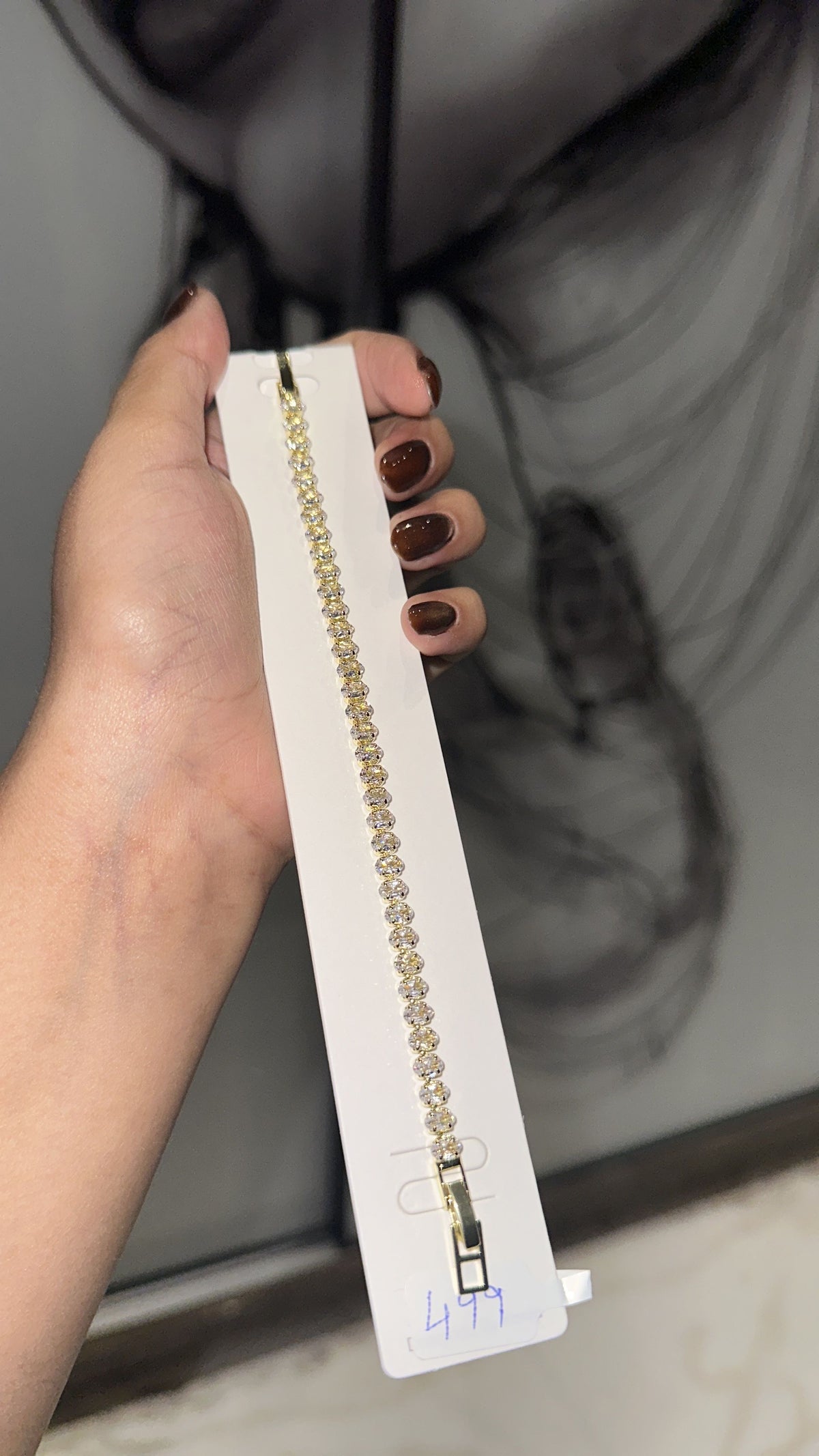 Golden Luxe Tennis Bracelet