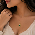 Emerald Teddy Pendant