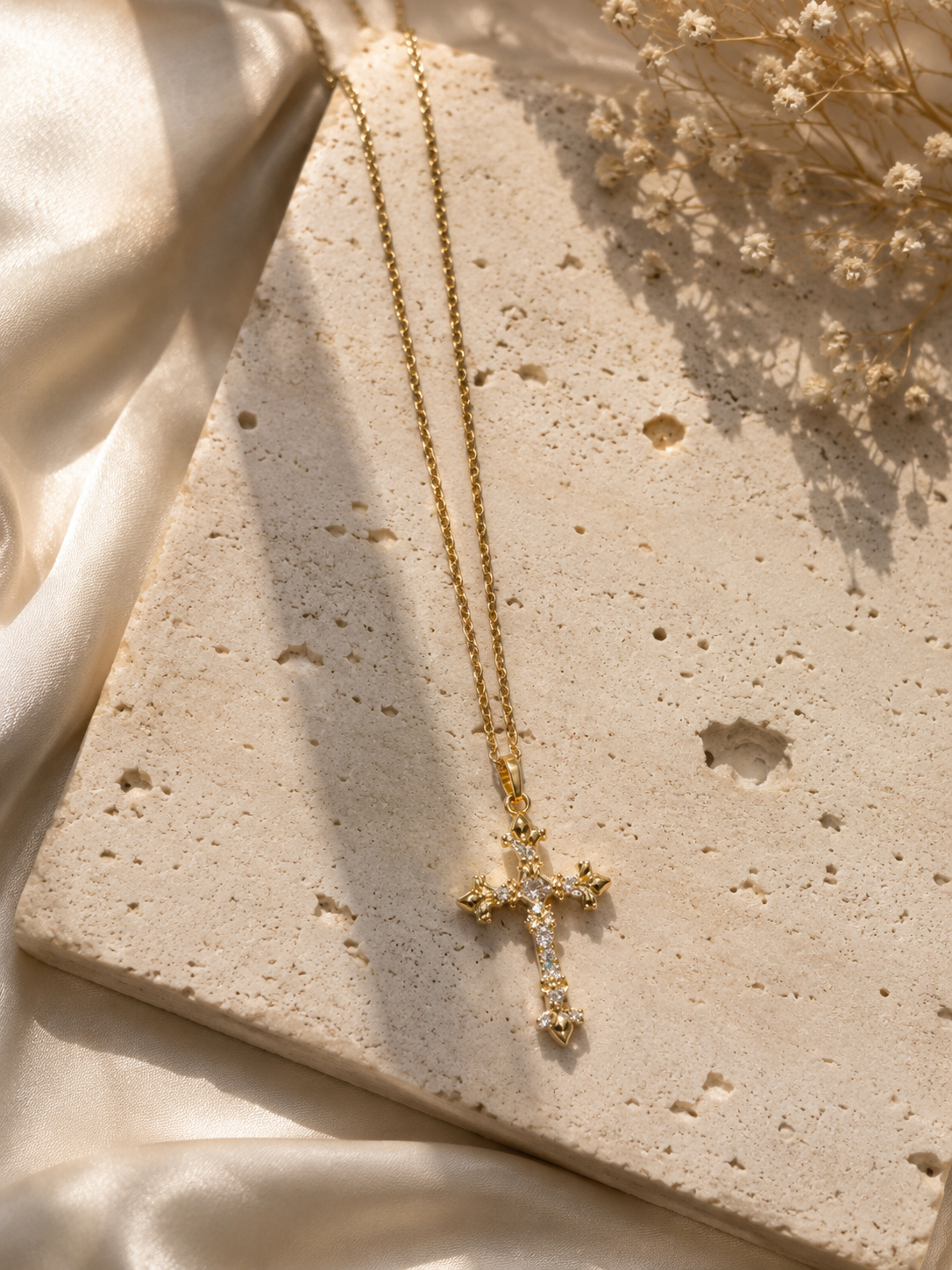 Cross Gold Necklace
