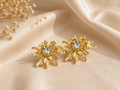 Sunburst Crystal Earrings