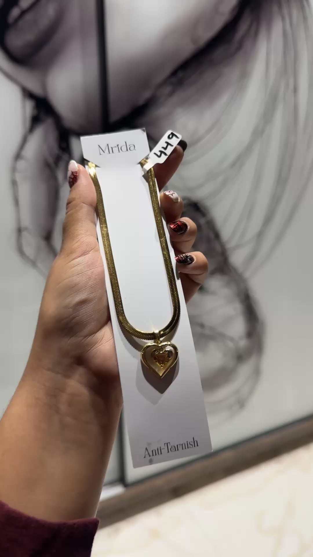 Sparkling Heart Necklace